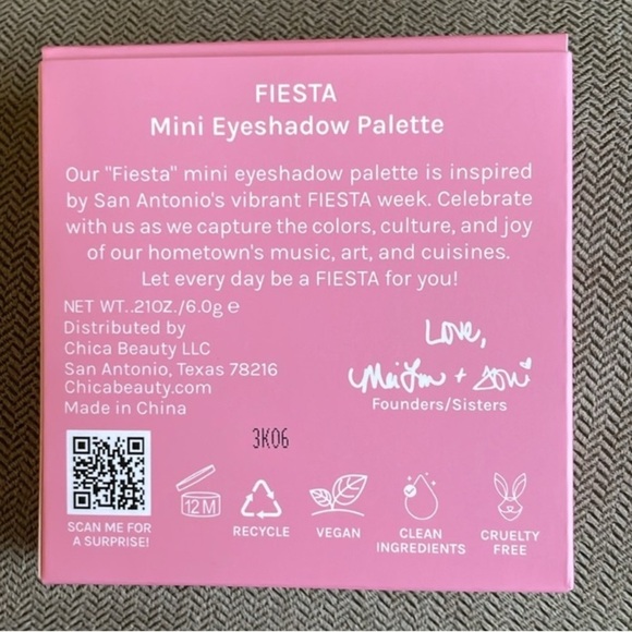 Chica Beauty NWT Fiesta Eyeshadow Palette - Picture 3 of 3